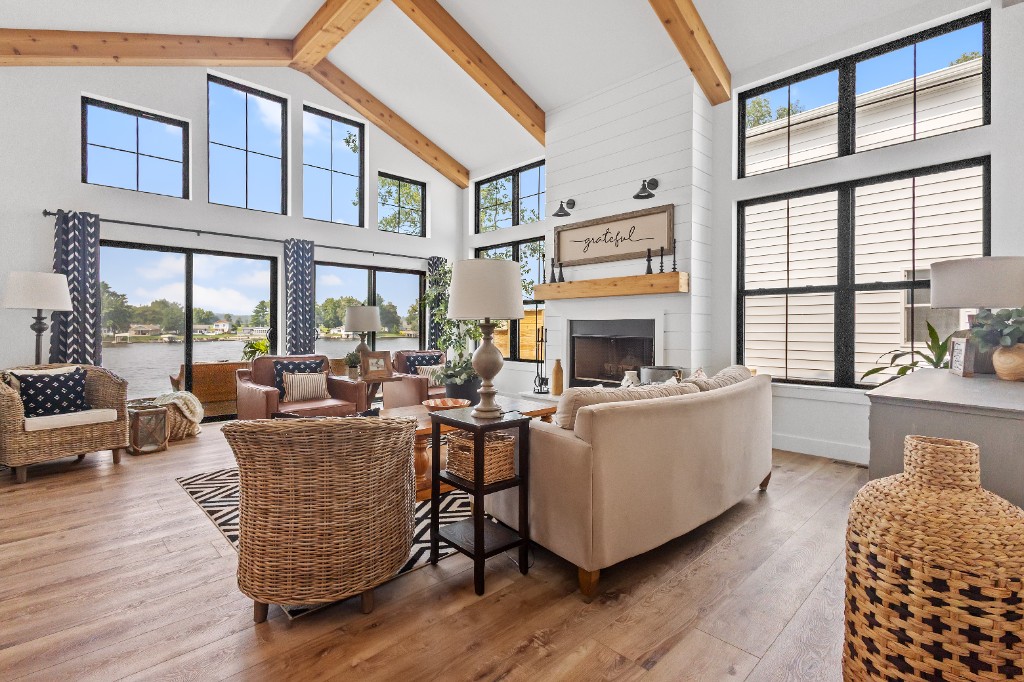 Indoor pool and sunroom